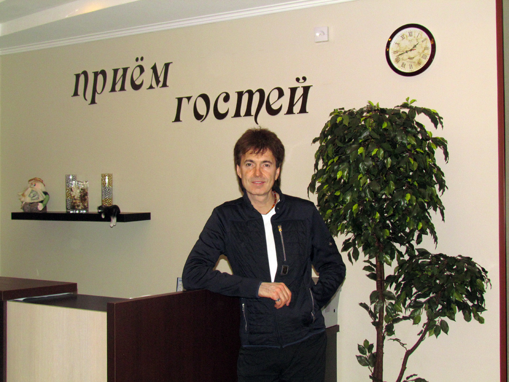 Геннадий Ветров в гостинице Пристань Подпорожье